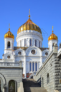 俄罗斯莫科基督救主大教堂高清图片