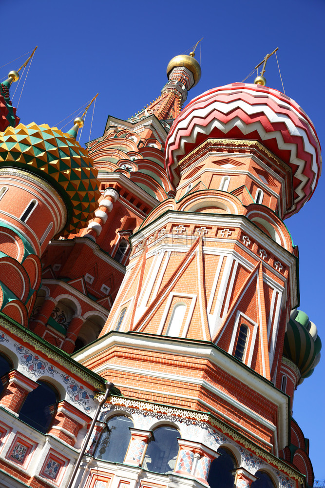 俄罗斯莫科红广场圣巴西尔和斯柯教堂图片