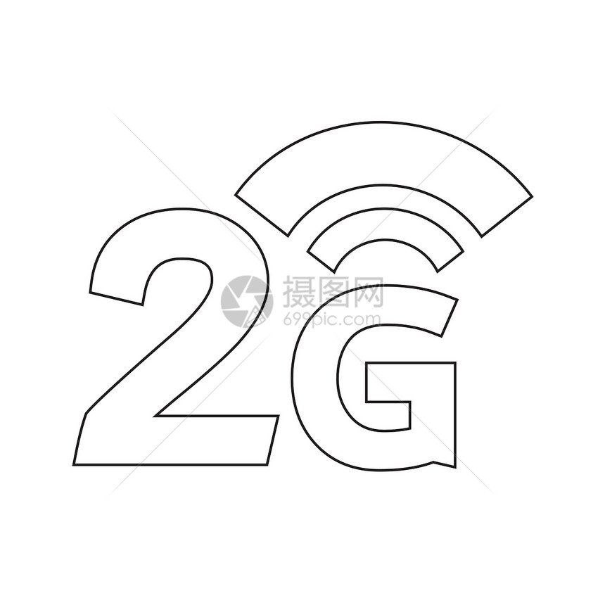 2G无线Wifi图标图片