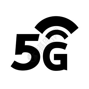 数字图标素材5G无线Wifi图标背景