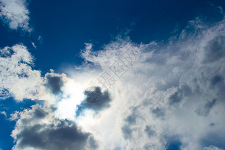 有云的天空背景图片