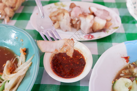 Grilledpork泰国食品图片