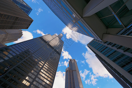 美国伊迪诺州芝加哥的摩天大楼图片