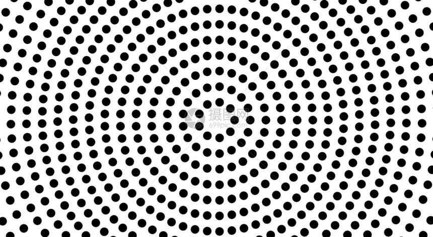圆形成黑白隧道光幻象抽模式纹理设计元素点图解背景图片
