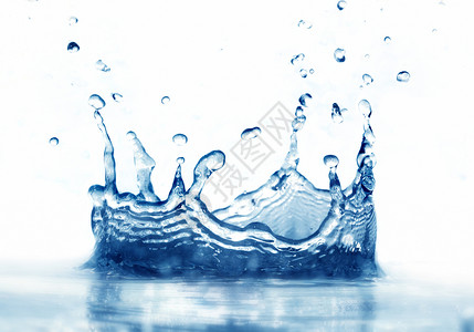 清洁水喷洒在白色上反射健康清洁水喷洒在白色上反射图片