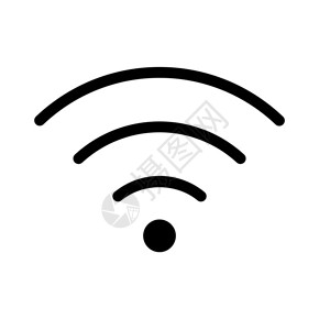 Wifi信号或无线互联网背景图片