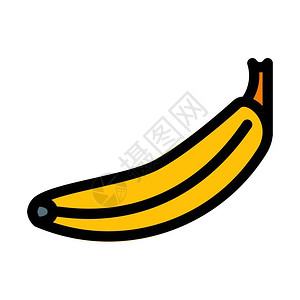 卡通香蕉图标图片