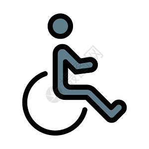 残疾或人背景图片