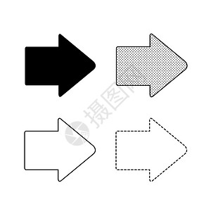 矢量箭向图标插图片