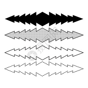 矢量箭向图标插图片