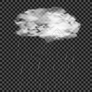 灰色检查背景上的雨滴模式秋天高清图片素材
