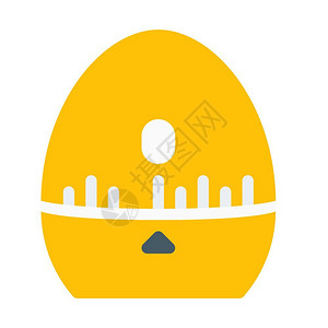 煮蛋手工鸡蛋计时器插画