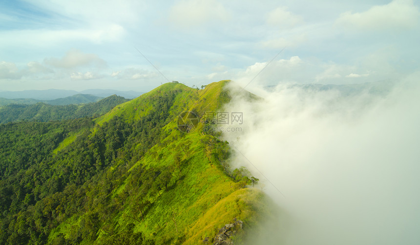 山顶风景泰国坎沙那布里乔昌普克图片