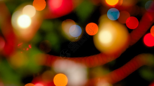 冬季假日摘要背景圣诞节灯泡图片
