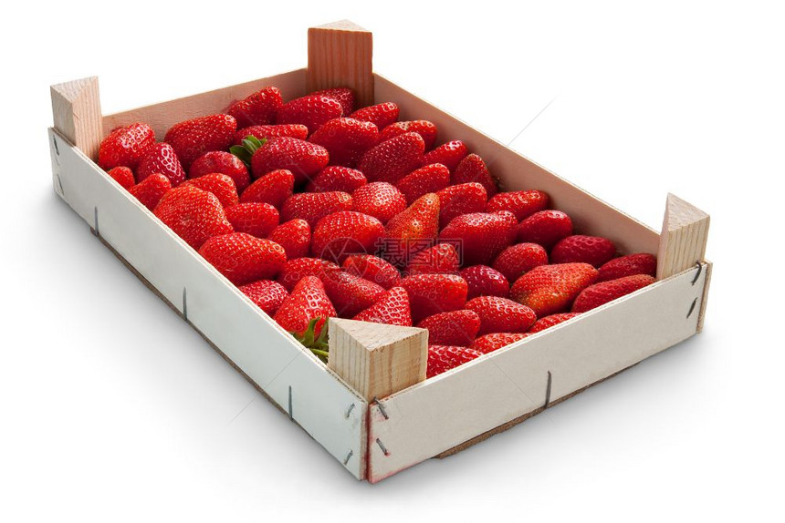 草莓盒中图片
