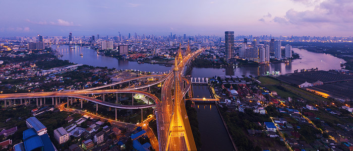 泰国曼谷日落美景图片