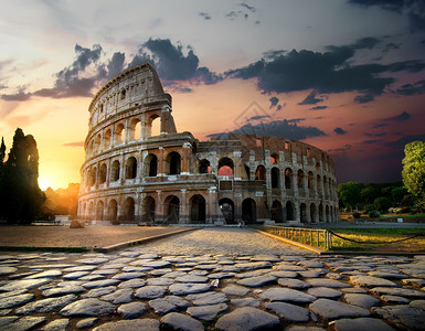 意大利罗马古老迹的太阳光图片