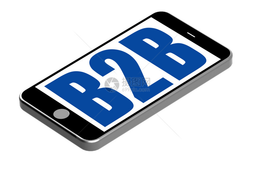 手机B2B字3D翻转图片
