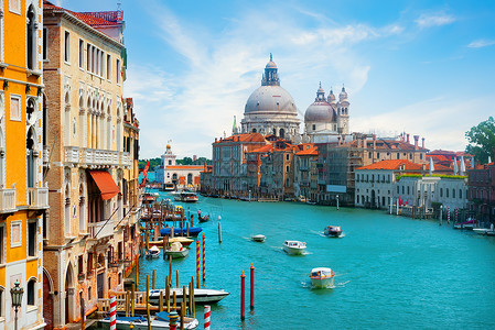 夏季日的威尼斯标志地浏览量图片