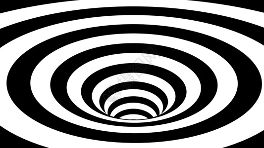 隧道中的黑白螺旋条Ray爆破样式背景光学幻觉抽象模式设计元素线条插图背景图片