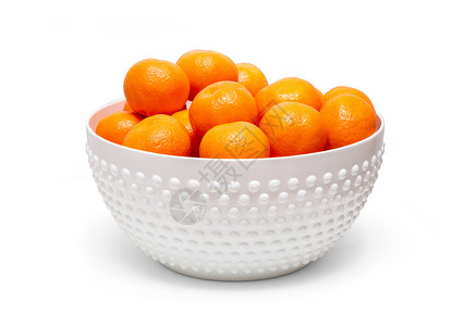甜的熟橘子盘白有剪片路图片