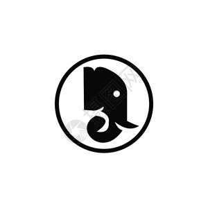 大象徽标模板图片