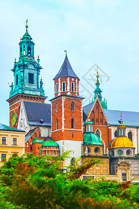 波兰克拉科夫Wawel城堡高清图片