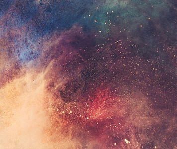 色彩多的银河系淡化荷利背景欢庆彩色节多的银河系淡化荷利背景图片
