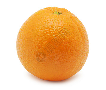 白孤立的橙色水果卡路里高清图片素材
