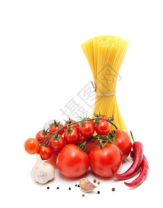 面意大利和蔬菜图片