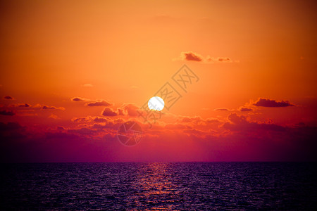 索契黑海日落背景图片