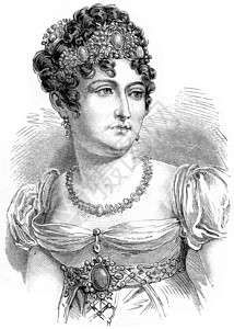 卡罗琳波拿巴185年法国历史高清图片