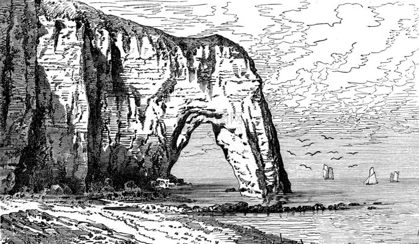 Etretatrock的突破VoyagesJournaldesVoyages旅行日报18790年图片