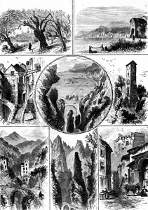 城市冬季Menton及其周围旅行日报180年旅行日报180年图片