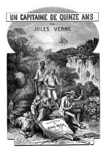 JulesVerne的十五年船长非凡旅程作者JulesVerne来自187年JHetzel收藏的JHetzel背景图片