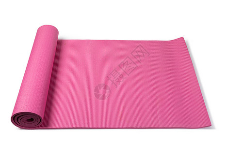 粉红色瑜伽垫图片