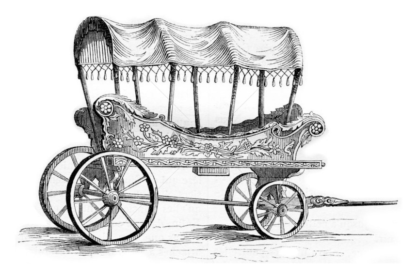 土耳其妇女的阿拉伯汽车1842年马加辛皮托雷克图片