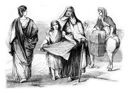 爱尔兰服装1843年MagasinPittoresque图片