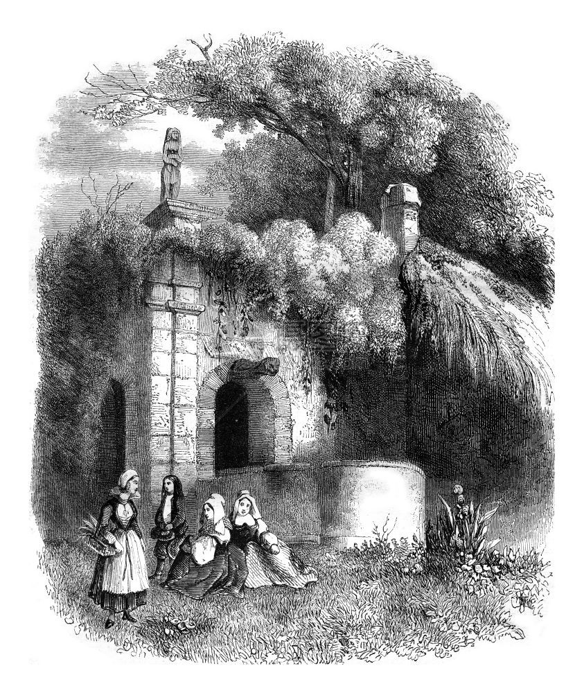 Morbihan省的金星Quinipily1847年MagasinPittoresque1847年图片