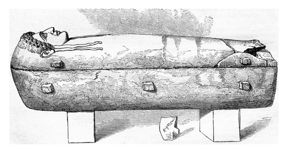 Louvre博物馆PhoenicianSarcophagus185年MagasinPittoresque背景图片