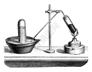如何提取氧气或化汞1857年MagasinPittoresque图片