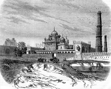 RanjitSingh的墓穴拉合尔185年马加辛皮托雷斯克图片