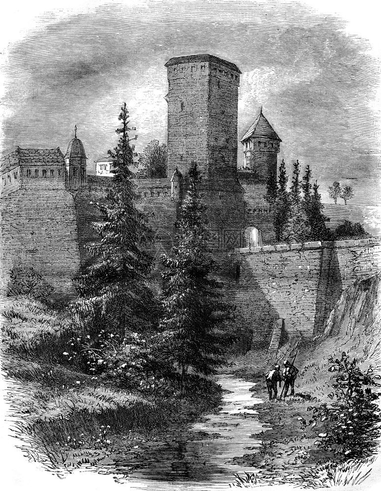 Morat港弗里堡1876年马加辛皮托雷斯克图片