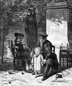 一名自愿者3年1876马加辛皮托罗克MagasinPittoresque刻有老式插图图片
