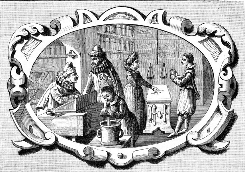 1780年在AdriendeVries之后一家商店的杂货182年MagasinPittoresque182年图片