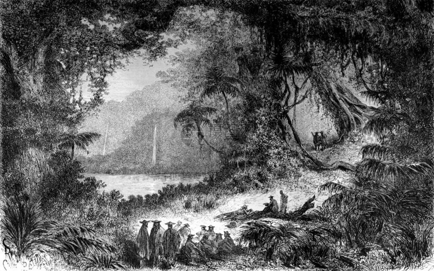 Basiri山东侧的植被古代刻画图世界之旅行日报1872年图片
