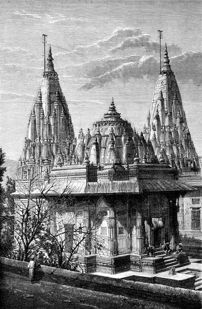 Lashkar的MausoleumsScindias重写插图世界旅行杂志1872年图片