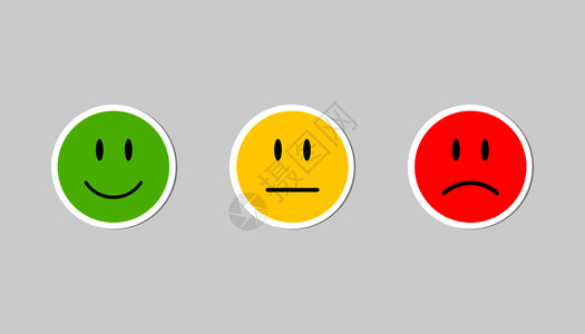 大哭黄点点3个标签绿色黄和红的表情反馈概念平板设计Eps103个标签emoji绿色黄和红的表情反馈概念平板设计反馈概念插画