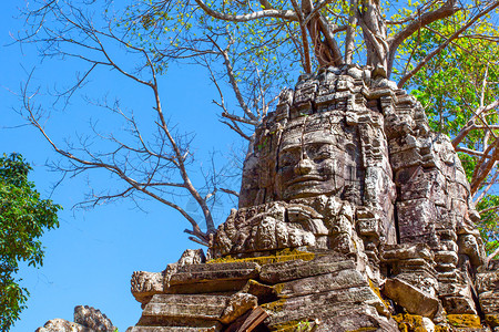 柬埔寨吴哥瓦省柏汗寺图片