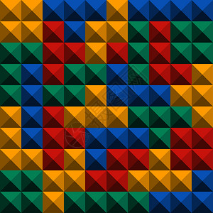 游戏Tetris像素砖块无缝模式背景彩色全游戏背景图片